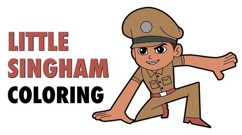 singham season  coloring page  kids coloring pages