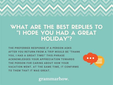replies   hope    great holiday