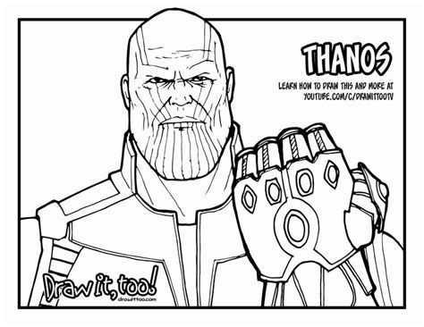 infinity gauntlet coloring page luxury thanos pages coloring pages
