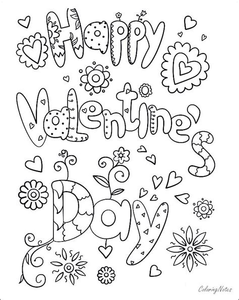 cute happy valentines day coloring pages valentine coloring pages