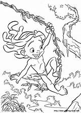 Tarzan Coloring Pages Coloriage Imprimer Disney Dessin Book Malvorlagen Colorier Kids Info Jane Choose Board Cartoon Fun Dessiner Index Walt sketch template