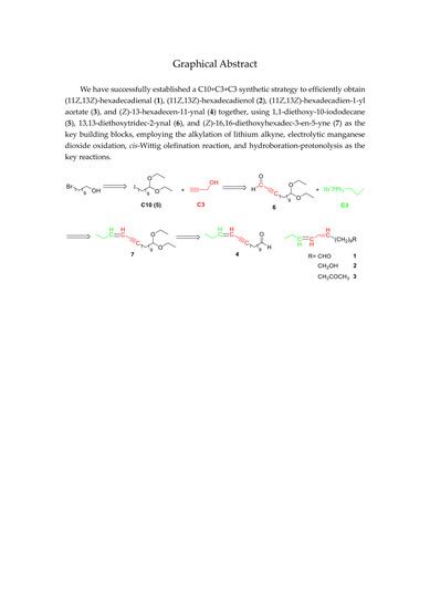 Molecules Free Full Text Facile And Efficient Syntheses Of 11z 13z