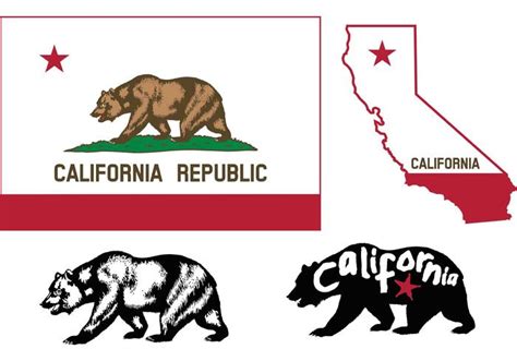 california bear flag vectors  vector art  vecteezy