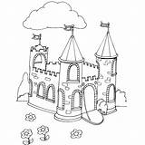 Castelo Lindo Colorir sketch template