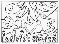 day  creation coloring sheet play pinterest