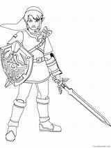 Zelda Coloring4free Related sketch template