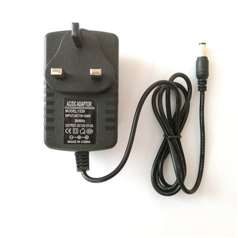ac dc   uk  pin plug adapter switching power supply