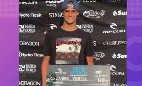 teen pro surfer zander venezia dies catching hurricane