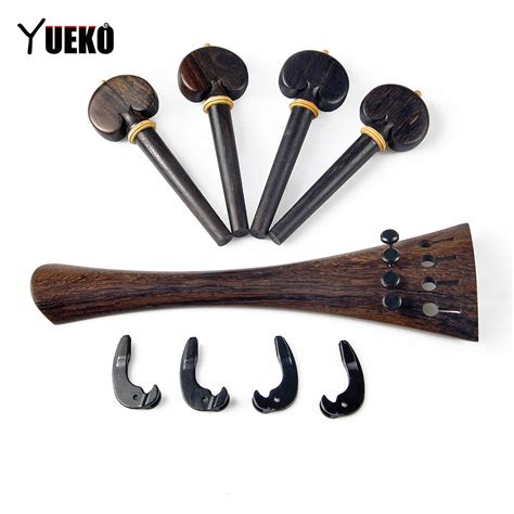 yueko cello parts set rosewood high quality cello accessories   parts accessories