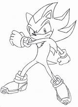 Shadow Hedgehog Sketch Sonic Vector Coloring Pages Drawing Deviantart Template Getdrawings sketch template
