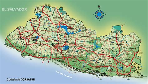 mapa de el salvador  municipios elsv