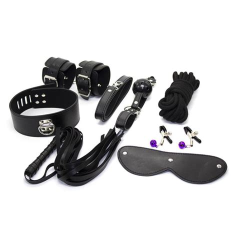 Sm Sex Slaves Toys Adult Game 7in1 With Blinkers Necklaces Mouth Gag