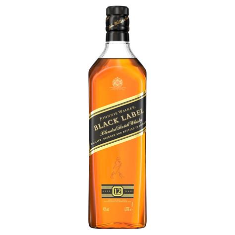 johnnie walker whisky black label fles  liter sligronl