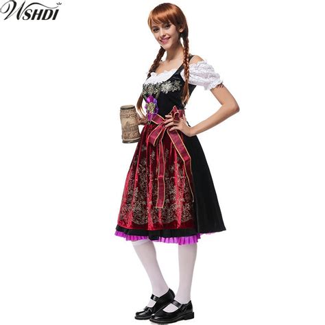 2018 new high quality oktoberfest bavarian dirndl german beer cafe maid