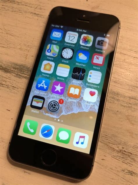 Apple Iphone Se 64gb Space Gray Unlocked A1662 Cdma Gsm For