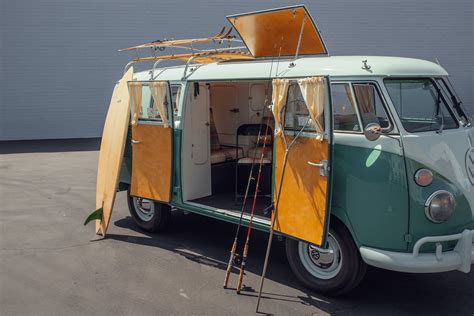 sale  restored volkswagen type  westfalia camper