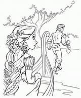 Flynn Mewarnai Rapunzel Terbaru Buku Gambarcoloring Tangled Returns Keren Xcolorings sketch template