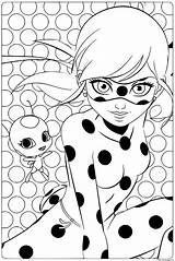 Ladybug Miraculous Coloring Colorare Disegni Colorear Tikki баг леди раскраски кот Mascote Princesas супер Gratuit Miraculos Marinette Frozen Ausmalen Bambini sketch template