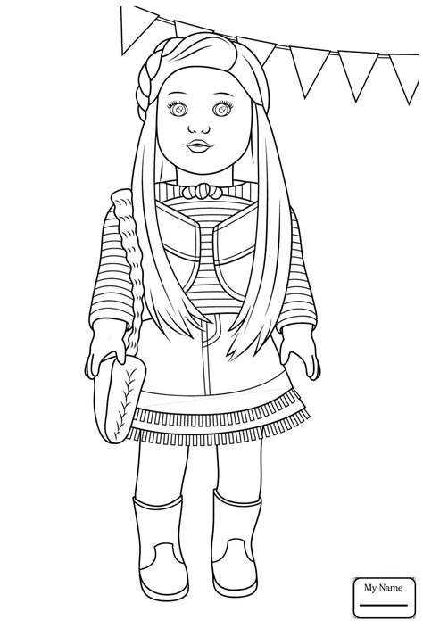 american girl doll coloring pages printable coloring pages