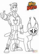 Coloring Caracal Pages Martin Krat Kratts Wild Supercoloring Printable Colouring Cat Drawing Book Choose Board sketch template