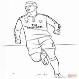 Ronaldo Cristiano Coloring Pages Colorear Getcolorings Color Printable Print sketch template