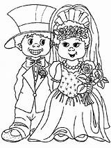Noivo Noiva Casando Colorir Tudodesenhos sketch template