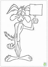 Runner Road Coloring Pages Cartoon Getcolorings Coyote sketch template