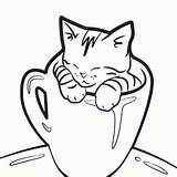 Cat Cute Coloring Pages Drawing Kids Kitty Kitten Fat Clipart Color Kittens Cats Simple Clipartbest Funny Sheets Puppy Play sketch template