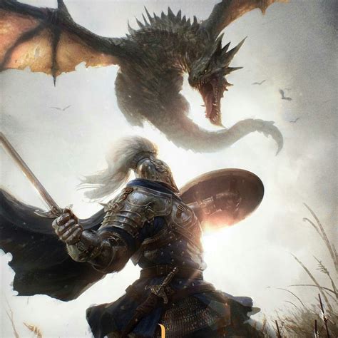 dragon fight fantasy warrior fantasy dragon fantasy rpg dark fantasy