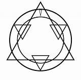 Circle Tattoos Symbols Magic Transmutation Alchemy Alchemist sketch template