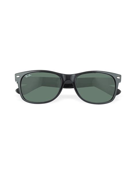 ray ban new wayfarer square acetate sunglasses in black for men lyst