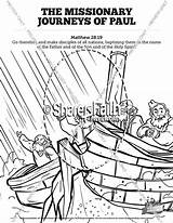 Missionary Journeys Sharefaith Journey 39s Pauls Template Getcolorings Aroma sketch template
