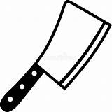 Cleaver Butcher Clipart Metzger Occupation Clipground Vectorified sketch template