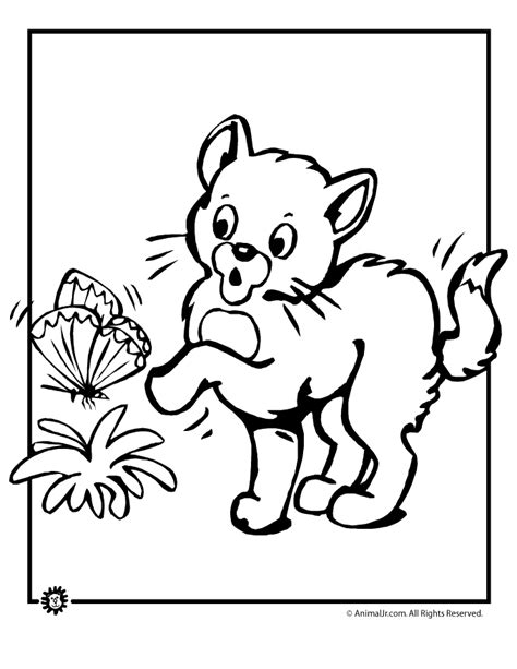 cute cat coloring pages coloring home