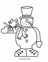 Coloring Pages Primitive Snowman Bird Friend Template Printable Getcolorings Frosty Getdrawings Northpolechristmas sketch template
