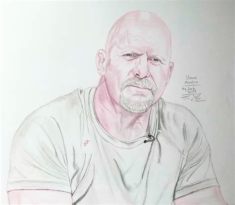 just did a drawing of stone cold steve austin and thought i d share it