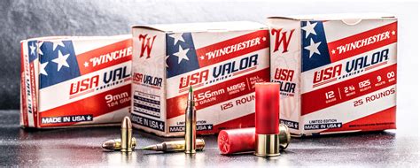 winchester ammo usavp usa valor  gauge   buck shot  bx