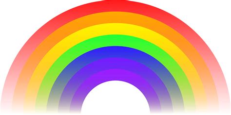 rainbow vector clipart image  stock photo public domain photo
