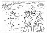 Golf Colouring Pages Activity Village Explore Activityvillage sketch template