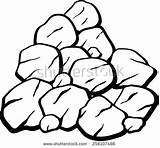 Coal Coloring Rocks Clipart Pile Pages Vector Miners Color Vectors Clip Shutterstock Minerals Print Getdrawings Logo Found Getcolorings Clipground Webstockreview sketch template
