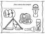 Elementos Campa Campamentos sketch template