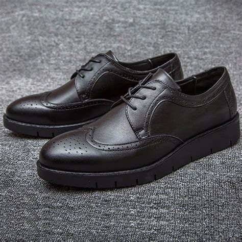 mens black dress shoes with white soles