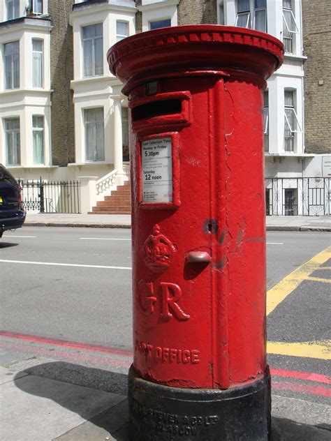 postbox london england  la cecil antique mailbox post box