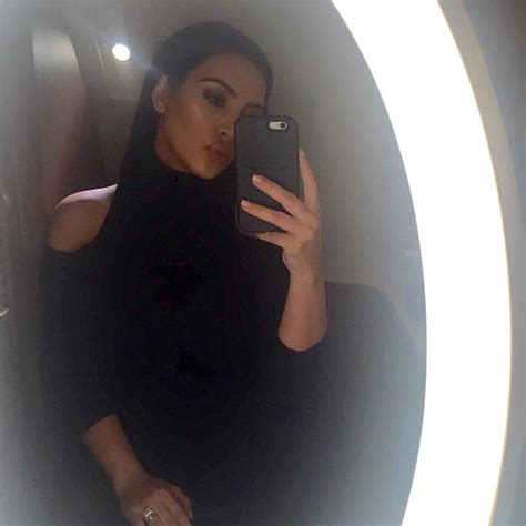 Kim Kardashian West Takes Bathroom Selfie