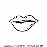 Labios Labbra Colorare Besos Ausmalbilder Ultracoloringpages Kuss Lippen Lips Seonegativo sketch template