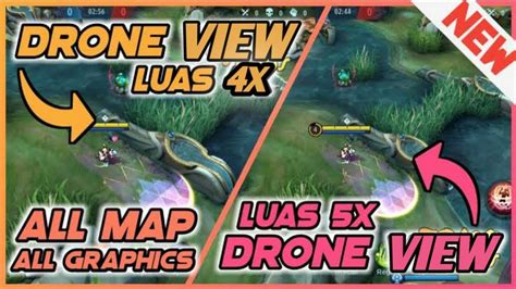 tutorial drone view   mobile legends update drone view  mobile legends youtube