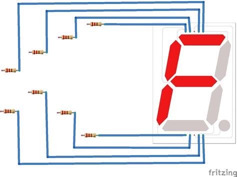 segment display pinout working examples applications features