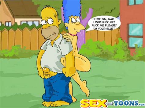 Rule 34 Clothes Color Day Female Homer Simpson Human Male Marge