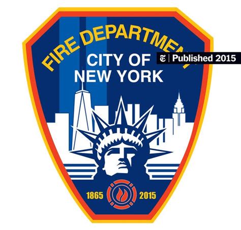 york fire departments  anniversary  special insignia