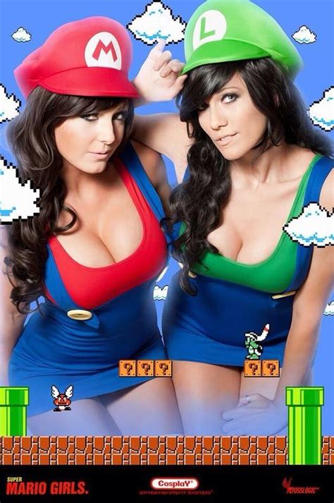 Jessica Nigri And Friend As Super Mario Girls Sexy